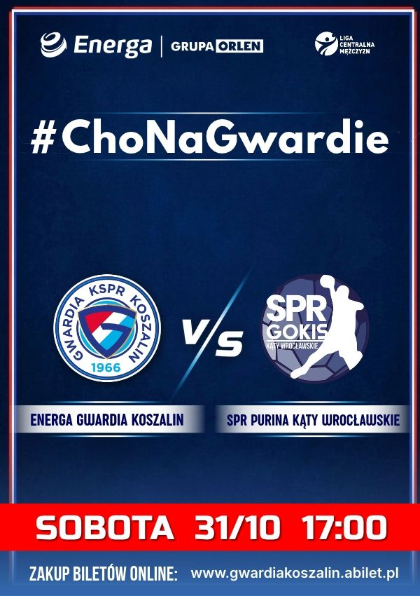Bilety ENERGA Gwardia Koszalin vs SPR Purina Kąty Wrocławskie