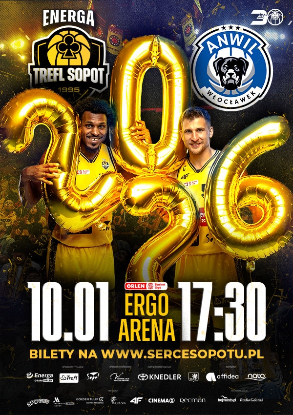 Bilety Energa Trefl Sopot vs Anwil Włocławek