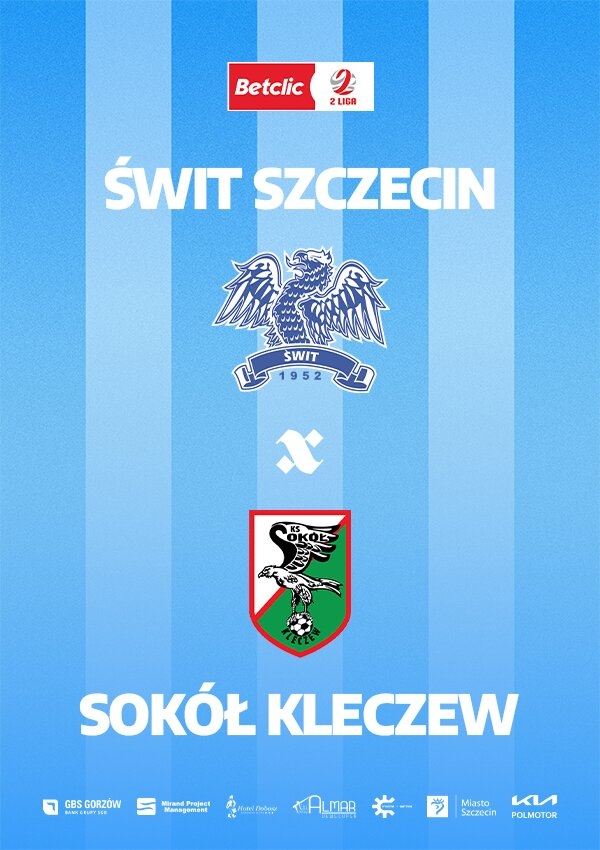 Bilety Świt Szczecin vs Sokół Kleczew