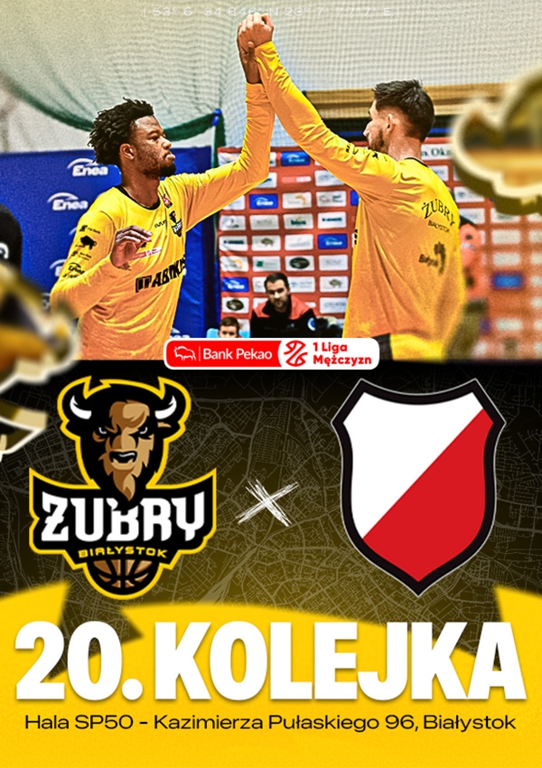 Bilety Żubry Abakus Okna Białystok vs KKS Polonia Warszawa
