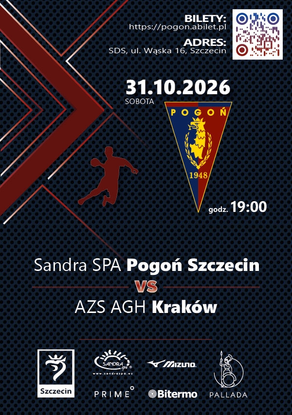 Bilety Sandra Spa Pogoń Szczecin vs AZS AGH Kraków
