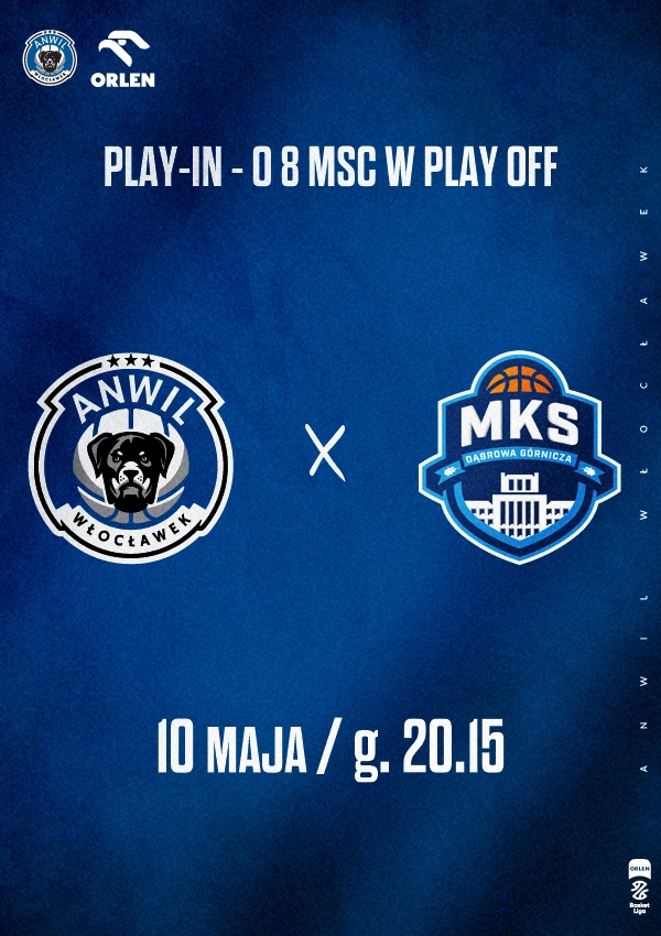 Bilety Anwil Włocławek vs MKS Dąbrowa Górnicza