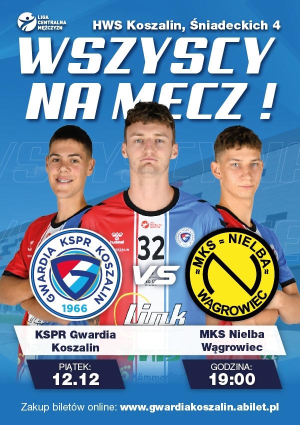 Bilety KSPR Gwardia Koszalin vs MKS Nielba Wągrowiec