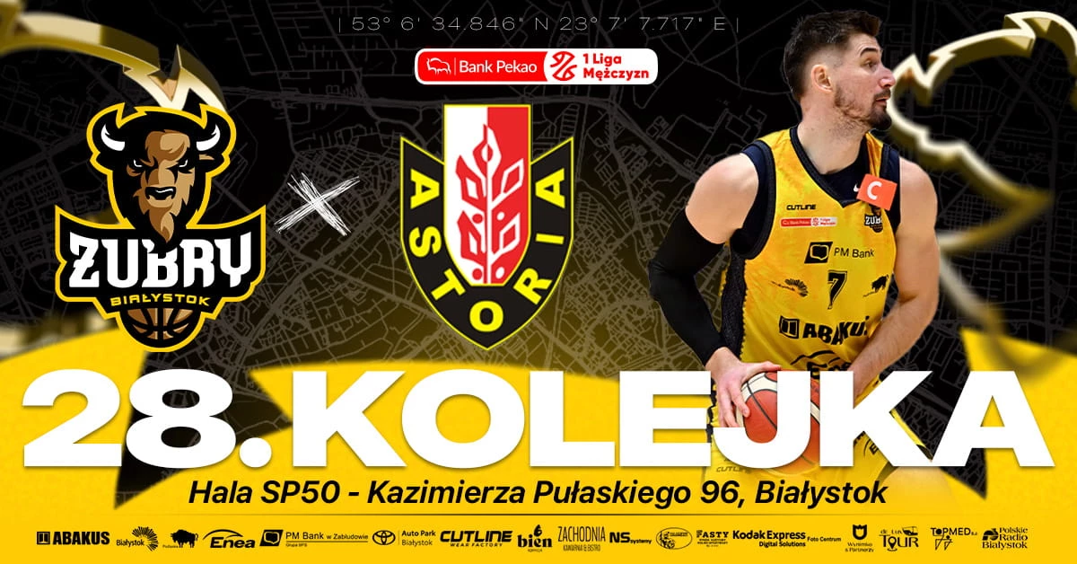 Żubry Abakus Okna Białystok vs Enea Abramczyk Astoria Bydgoszcz