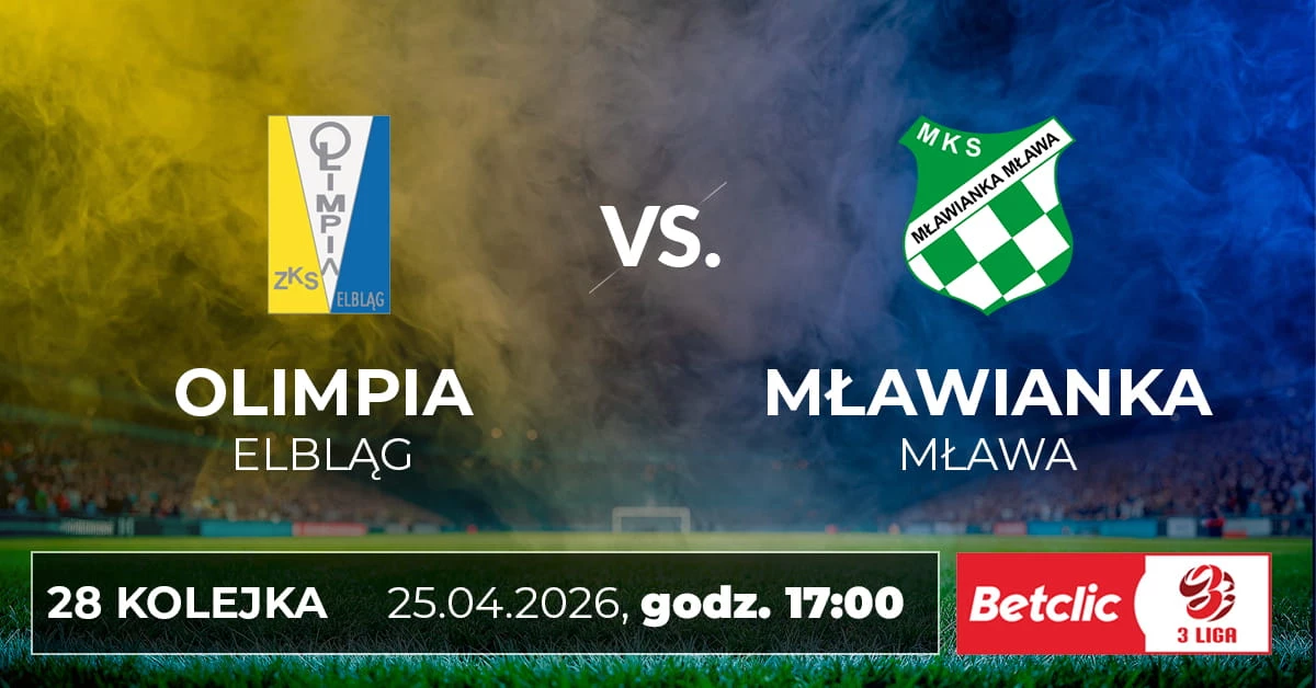 ZKS Olimpia Elbląg vs Mławianka Mława