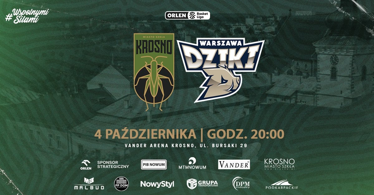 Miasto Szkła Krosno vs Dziki Warszawa