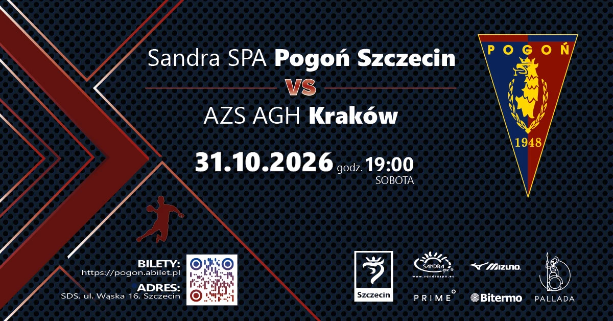 Sandra Spa Pogoń Szczecin vs AZS AGH Kraków