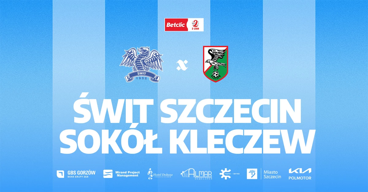 Świt Szczecin vs Sokół Kleczew