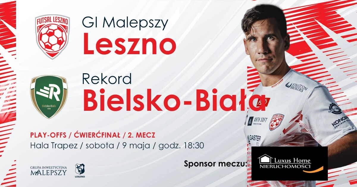 PLAYOFF Mecz 2: GI Malepszy Leszno vs Rekord Bielsko-Biała