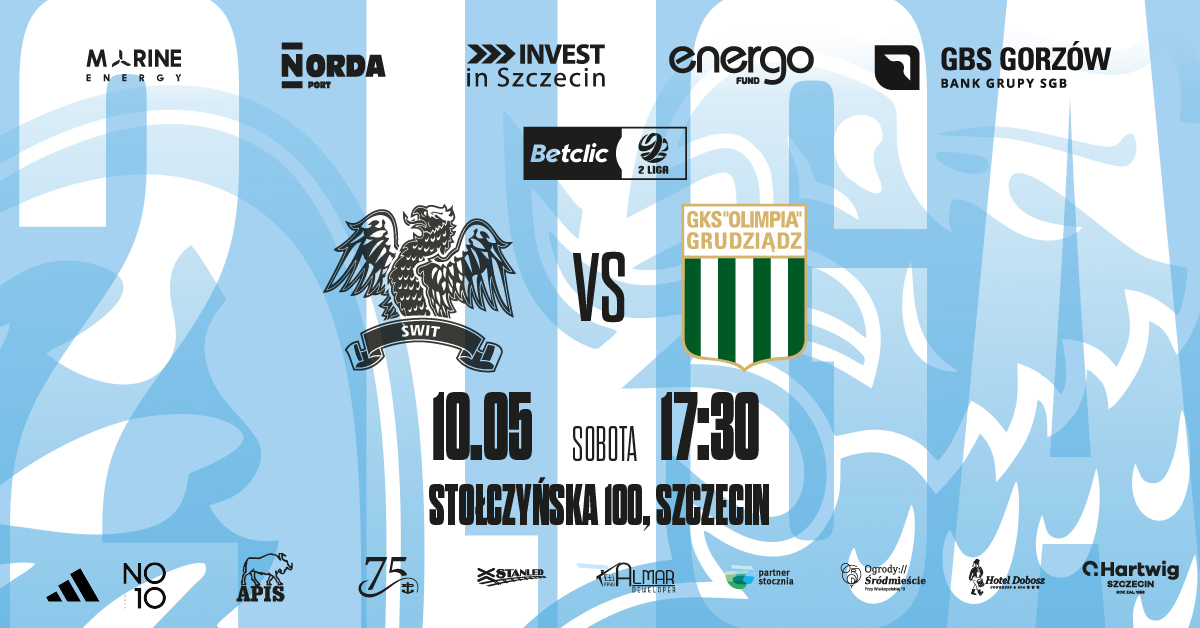 Świt Szczecin vs Olimpia Grudziądz